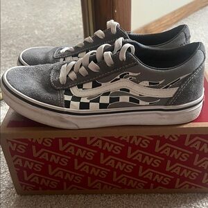 Vans Black and White Checkered Sneakers